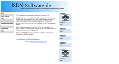 Desktop Screenshot of isdnsoftware.de