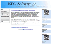 Tablet Screenshot of isdnsoftware.de